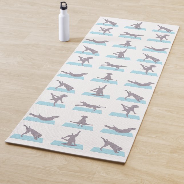 Weimaraner Hund Yoga Mat Yogamatte (Beispiel)