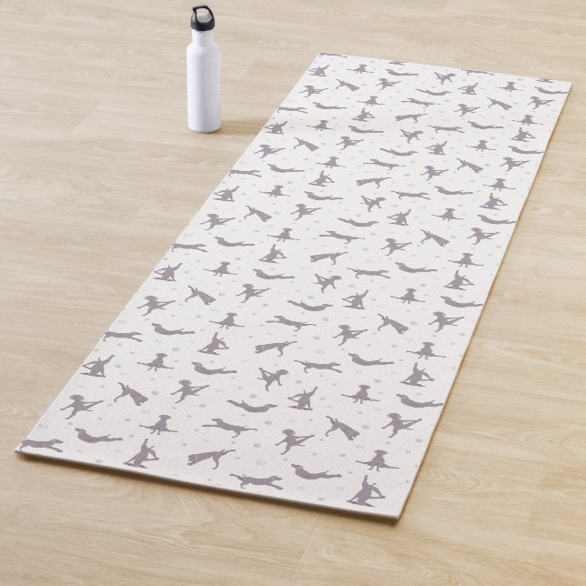 Weimaraner Hund Yoga Mat Yogamatte (Beispiel)