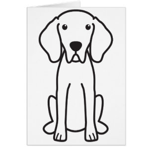 Weimaraner HundeCartoon