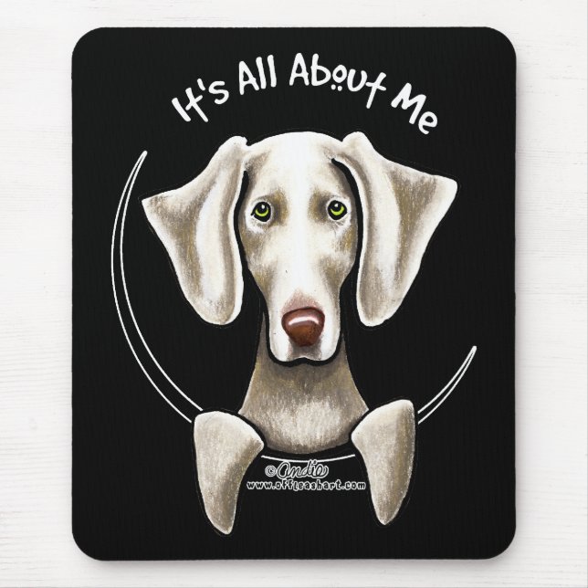 Weimaraner IAAM Mousepad (Vorne)