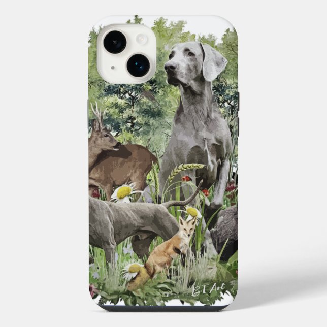 Weimaraner  iPhone hülle (Rückseite)