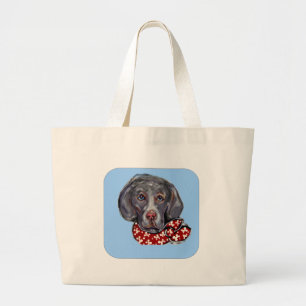 Weimaraner Jumbo Stoffbeutel