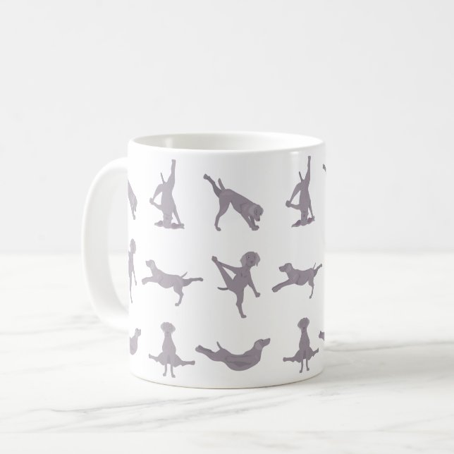 Weimaraner Kaffeetasse (Vorderseite Links)