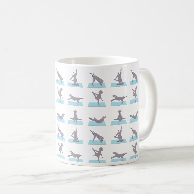 Weimaraner Kaffeetasse (VorderseiteRechts)