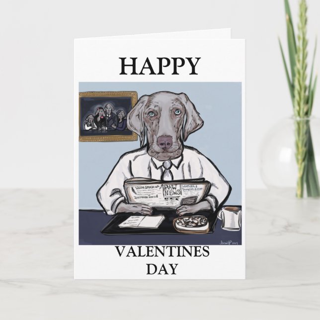 WEIMARANER KARTE (Vorderseite)
