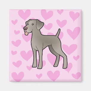 Weimaraner Liebe Magnet