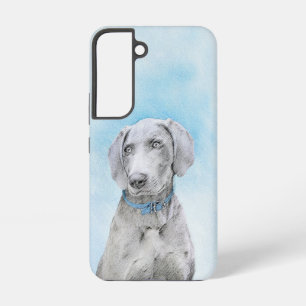 Weimaraner Malerei - Niedliche Original Hunde Kuns Samsung Galaxy Hülle