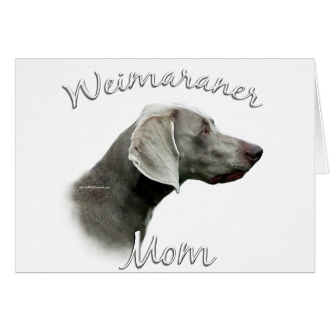 Weimaraner Mama 2 (Vorderseite (Horizontal))