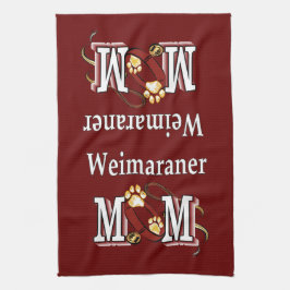 Weimaraner Mama Geschenke Handtuch