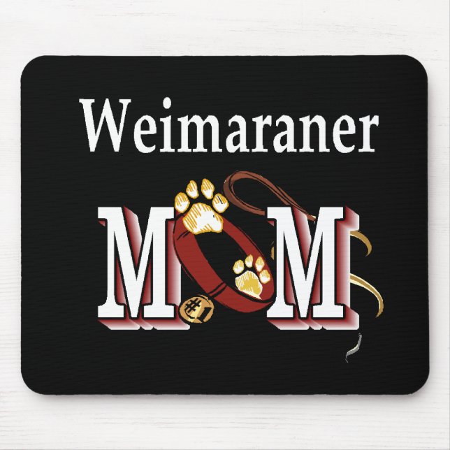 Weimaraner Mama Geschenke Mousepad (Vorne)