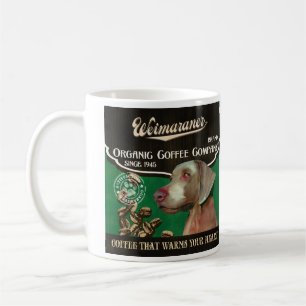Weimaraner Marke - Organic Coffee Company Tasse