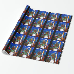 Weimaraner Marlin Angeln Geschenkpapier