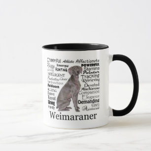 Weimaraner Merkmal-Tasse Tasse