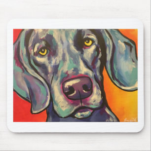 weimaraner mousepad