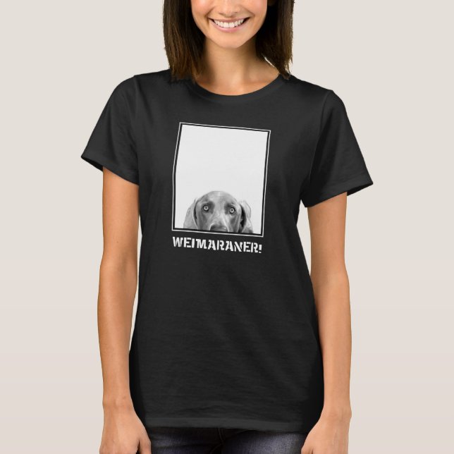 Weimaraner Nation: Weimaraner in einem Kasten! T-Shirt (Vorderseite)