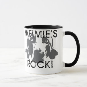 Weimaraner Nation: Weimies FELSEN! Tasse