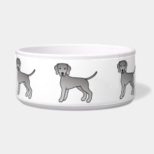 Weimaraner Niedlich Cartoon Hunde Napf