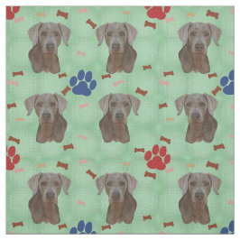Weimaraner Portrait Stoff