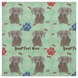 Weimaraner Portrait Stoff