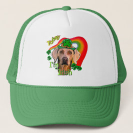 Weimaraner Saint Patricks Truckerkappe