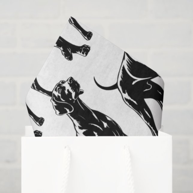 Weimaraner  seidenpapier (Geschenktüte)