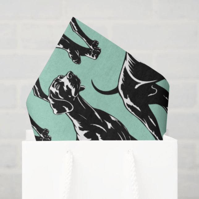 Weimaraner  seidenpapier (Geschenktüte)