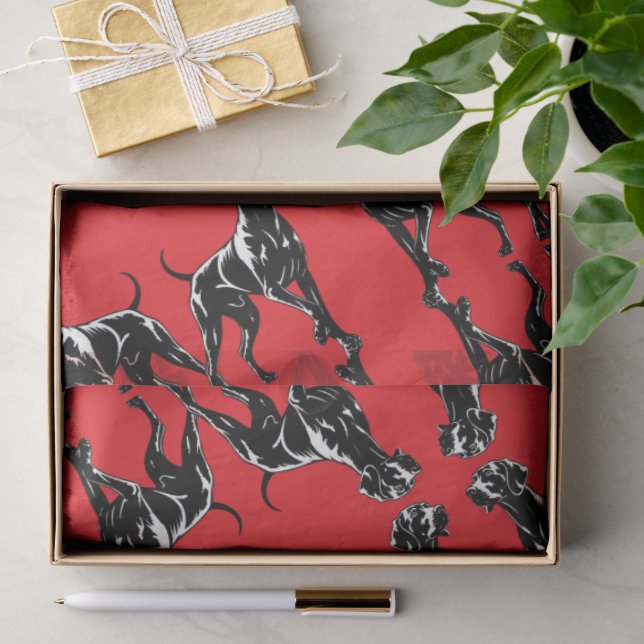 Weimaraner Seidenpapier (Geschenk)