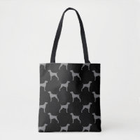 Weimaraner Silhouette-Muster