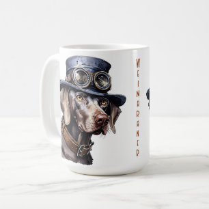 Weimaraner-Steampunk-Hund Kaffeetasse