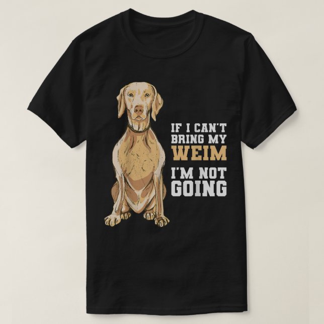 Weimaraner  T-Shirt (Design vorne)