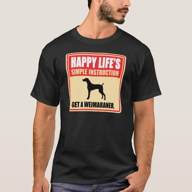 Weimaraner T-Shirt (Vorderseite)