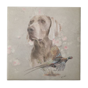 Weimaraner Tapisserie Poster Akryllische Drucktast Fliese