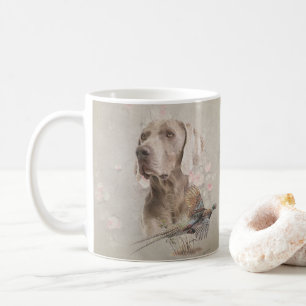 Weimaraner Tapisserie Poster Akryllische Drucktast Kaffeetasse