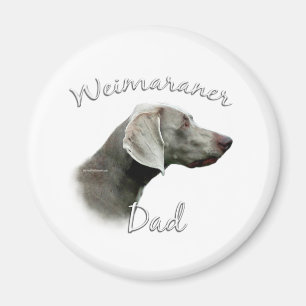 Weimaraner Vater 2 Magnet