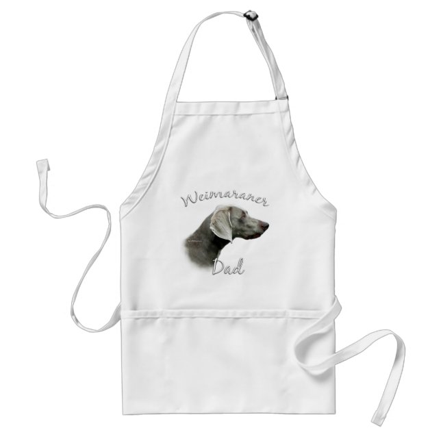 Weimaraner Vater 2 Schürze (Vorne)