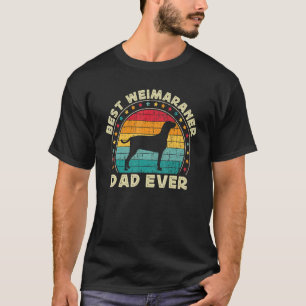 Weimaraner Vater für Männer Retro Weimaraner Weize T-Shirt