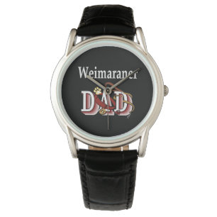 Weimaraner Vater Geschenke Armbanduhr