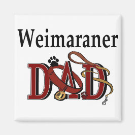 Weimaraner Vater Geschenke Magnet
