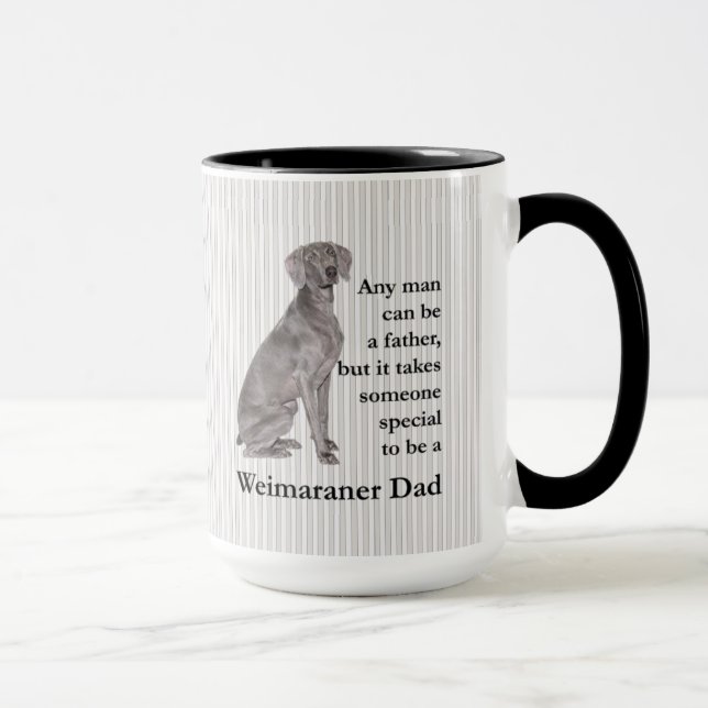 Weimaraner Vater-Tasse Tasse (Rechts)