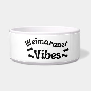 Weimaraner Vibes Keramik Dog Bowl Napf