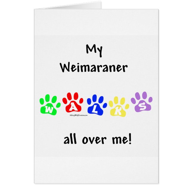 Weimaraner Walks (Vorne)