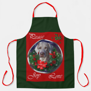 Weimaraner Weihnachtsgeschenke Schürze