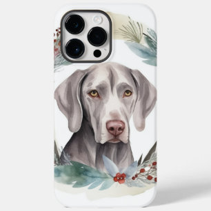Weimaraner Weihnachtskraut Festliche Jungfrau Case-Mate iPhone 14 Pro Max Hülle