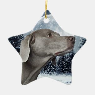 Weimaraner Weihnachtsschmuck
