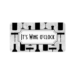 Wein Adressaufkleber