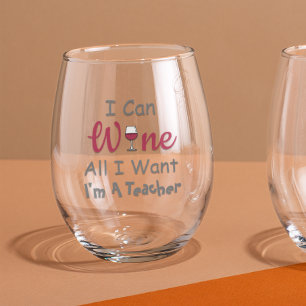 Wein Alles, was ich Gewollt Lehrer Weinglas Ohne Stiel