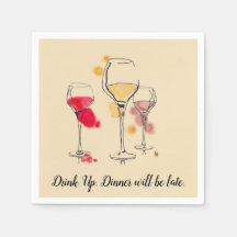Wein-Art-Cocktailservietten