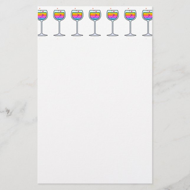 WEIN ART STATIONERY BRIEFPAPIER (Vorderseite)
