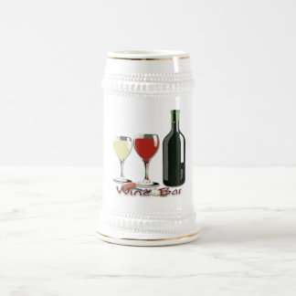 Wein-Bar - Wein Stein Bierglas