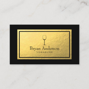 Wein Barkeeper Sommelier Imitat Goldmedaille Visitenkarte